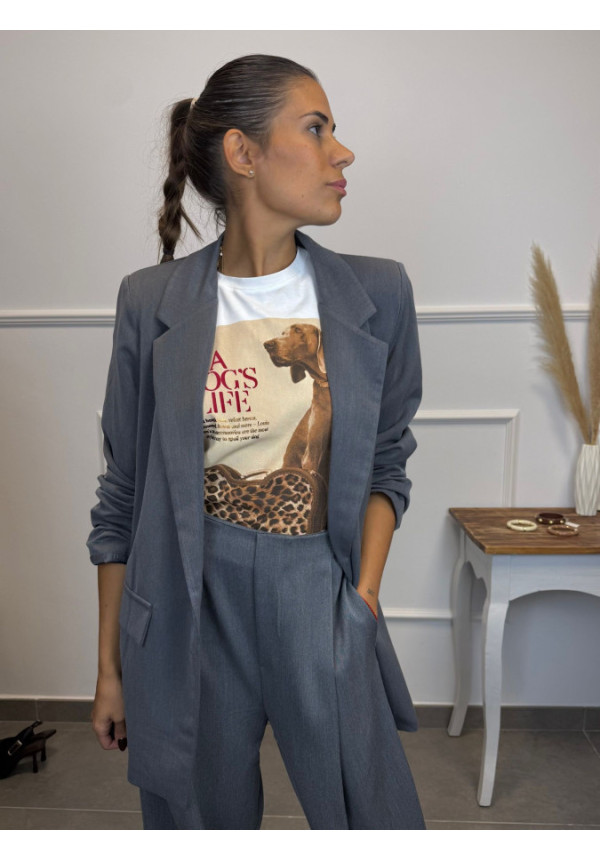 BLAZER OVERSIZE  BOTON 11799