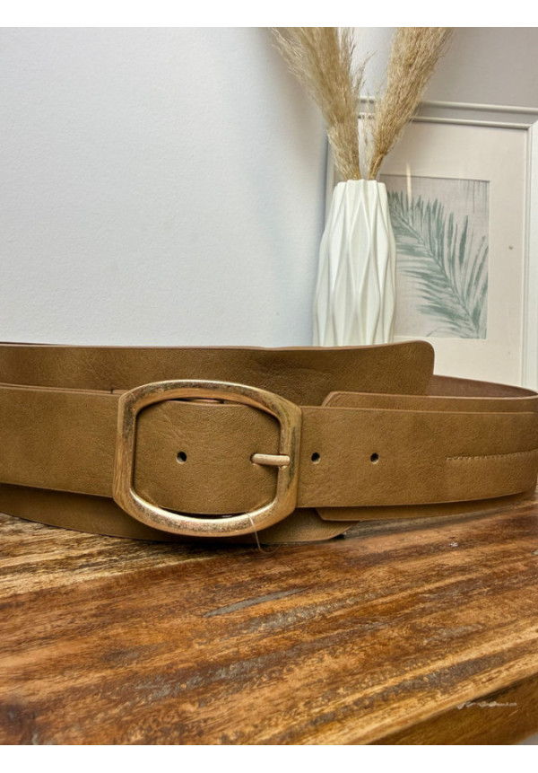 CINTURON ANCHO CUERO 