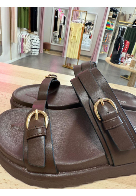 SANDALIA MAMEN MARRON 1751