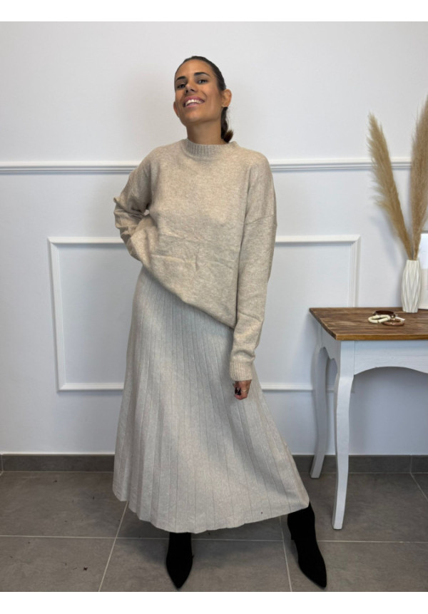 FALDA PUNTO TABLA LARGA 8071