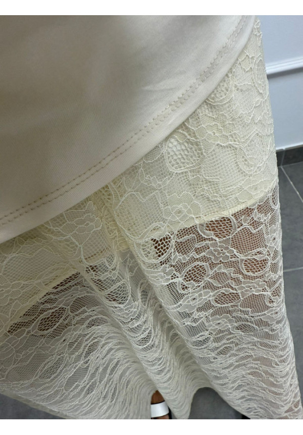 CONJUNTO FALDA ENCAJE