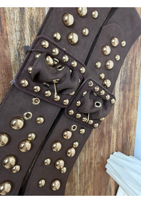 CINTURON ANTE BOLAS DORADAS 31702