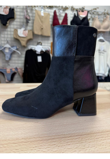 BOTINES NEGROS POLIPIEL Y ANTE 5433
