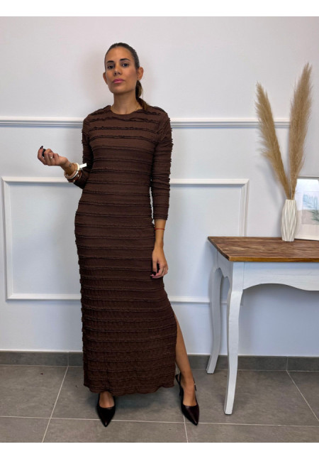 VESTIDO LICRA EFECTO PLIEGUES 43925