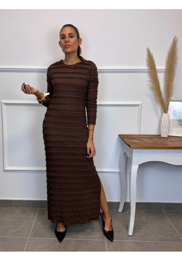 VESTIDO LICRA EFECTO PLIEGUES 43925