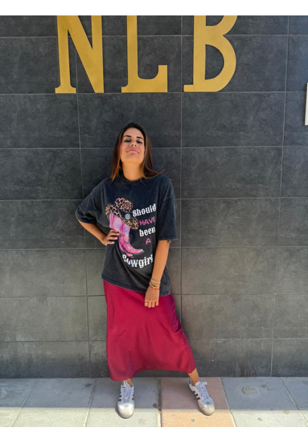 CAMISETA OVERSIZE EFECTO LAVADO 20256