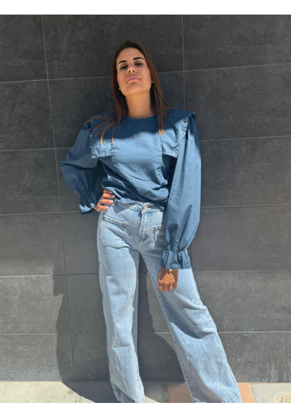 CAMISA TACHUELAS 13252