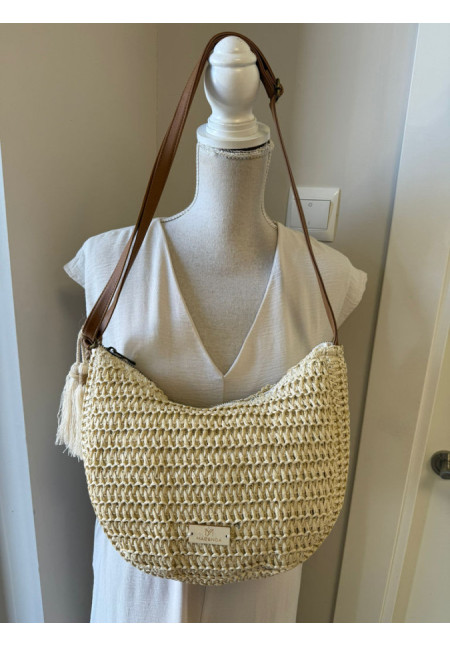 BOLSO RAFIA MAO Y NOA NATURAL