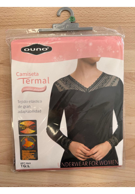 CAMISETA TERMICA NEGRA 2843