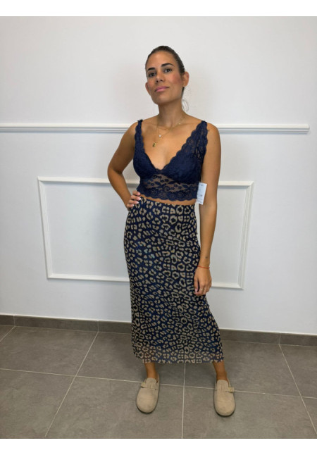 FALDA TULL ESTAMPADA 38359