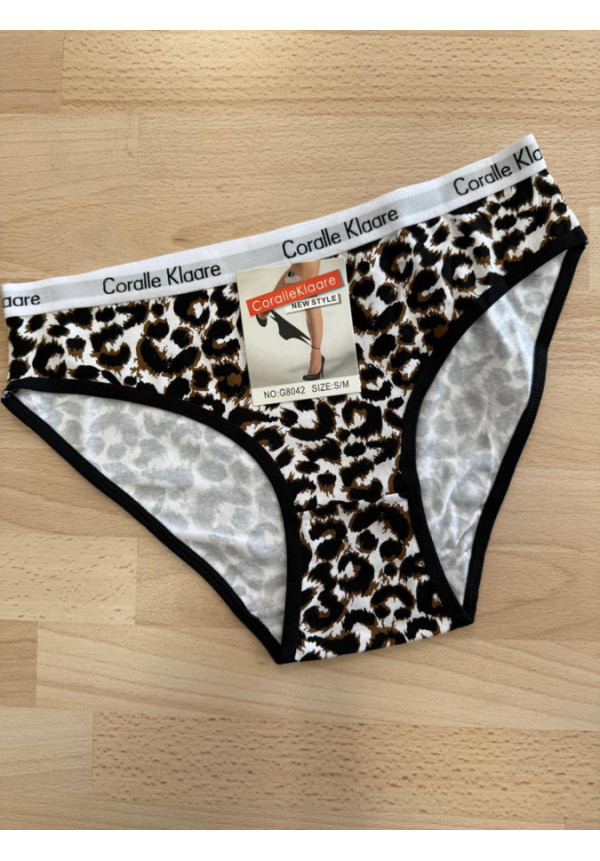 BRAGUITAS LEOPARDO ALGODON 