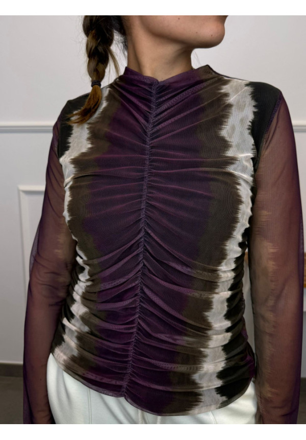 BLUSA TULL ESTAMPADO 597