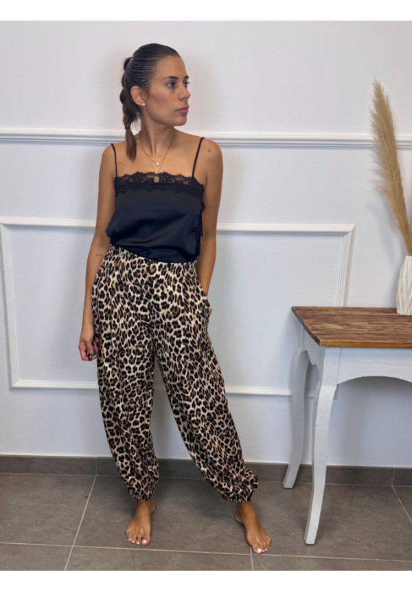 PANTALON GLOBO PINZA PRINT 12995