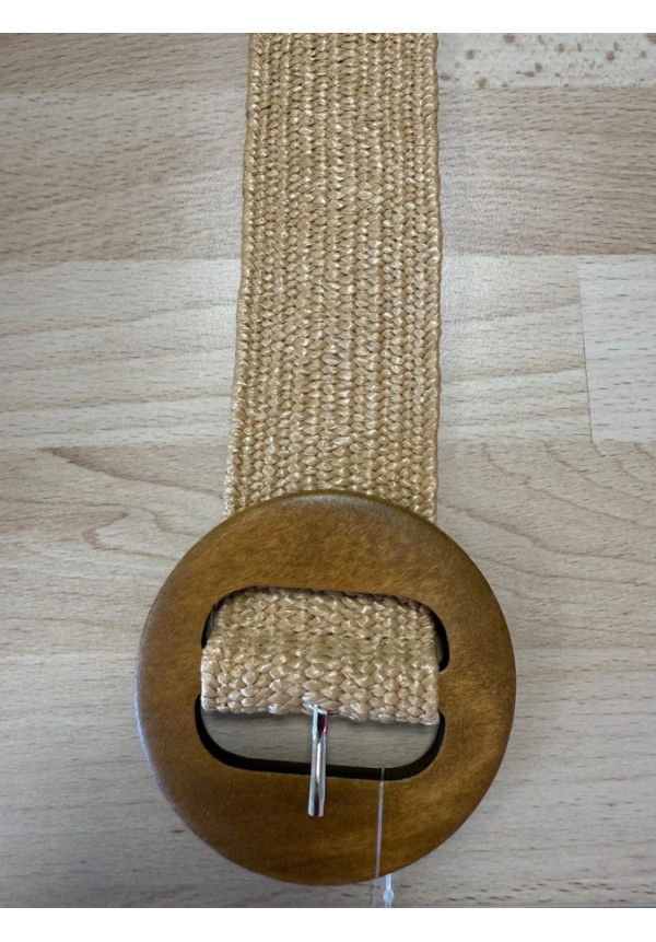 CINTURON MADERA RAFIA 222