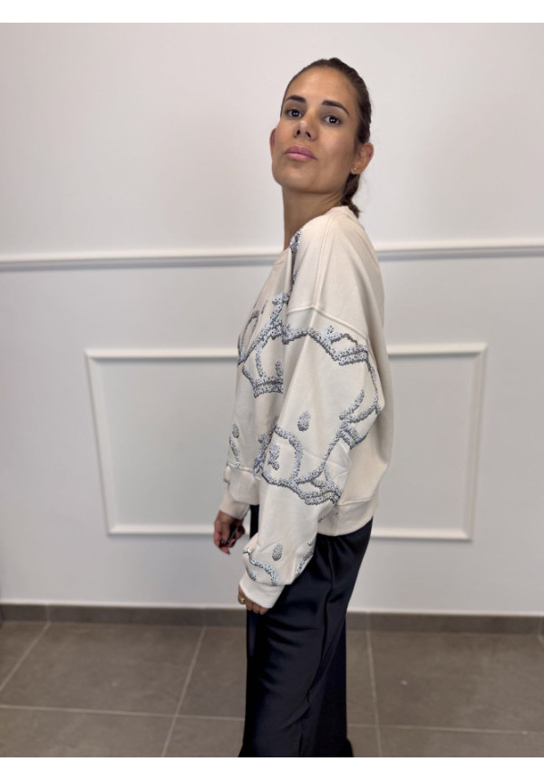 SUDADERA OSO BRILLI 6005