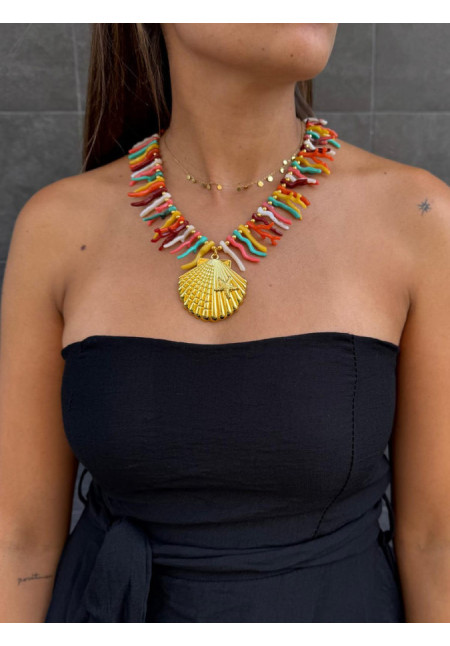 COLLAR CORAL CONCHA 920036