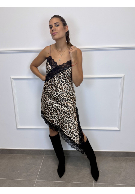 VESTIDO LENCERO PICO PRINT 44063