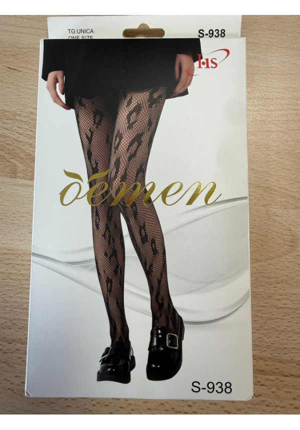 MEDIAS REDECILLA ESTAMPADO LEOPARDO