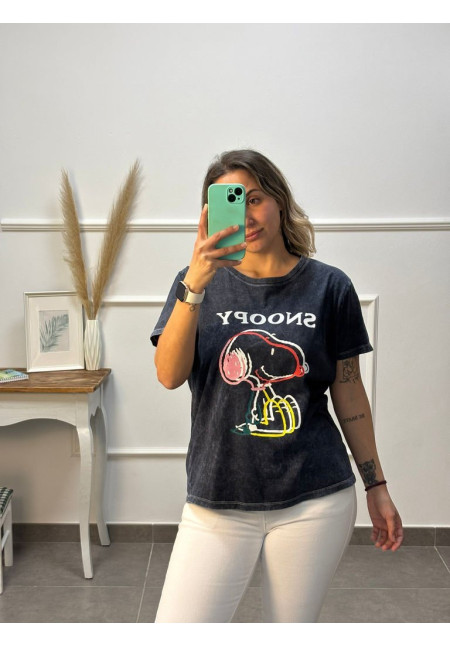 CAMISETA SNOOPY DESGASTADA