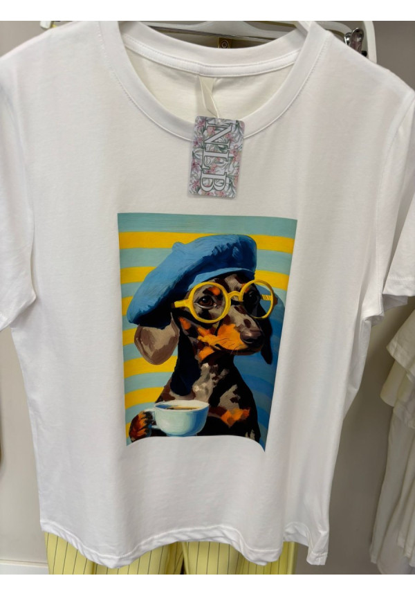 CAMISETA ESTAMPADO PERRO 20261