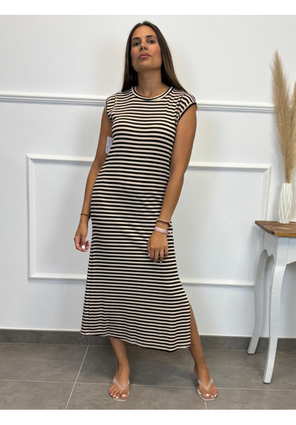 VESTIDO SIZA RAYAS TACHUELAS 29881