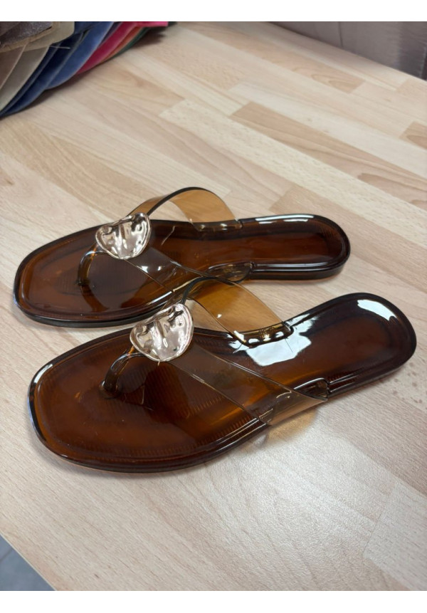 CHANCLA TRANSPARENTE BROCHE 22910