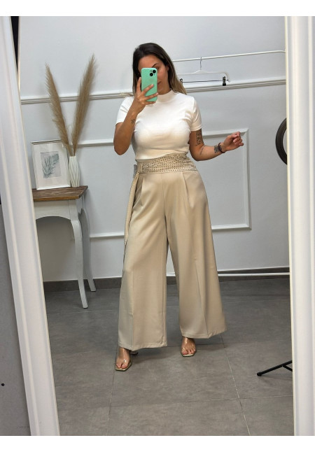 PANTALON CINTURON BRILLO 26832