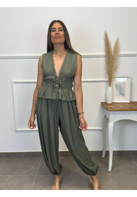 CONJUNTO BOMBACHO CHALECO 13951