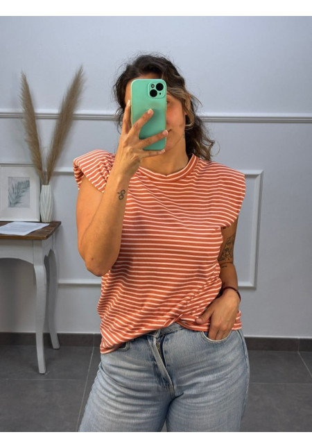 CAMISETA RAYAS FINITAS HOMBRERAS 2010