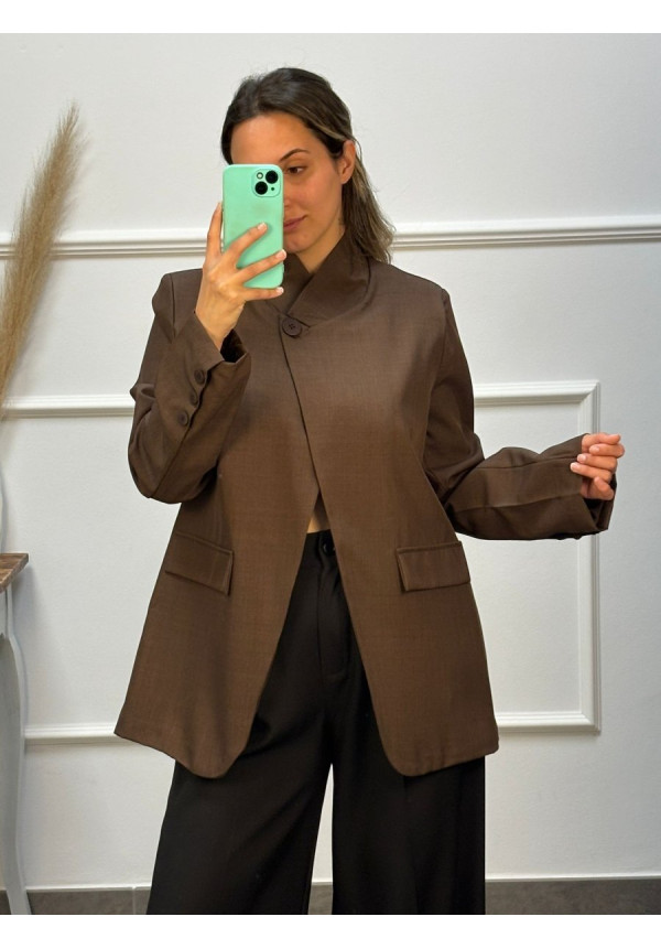 BLAZER CRUZADA LISA 85012