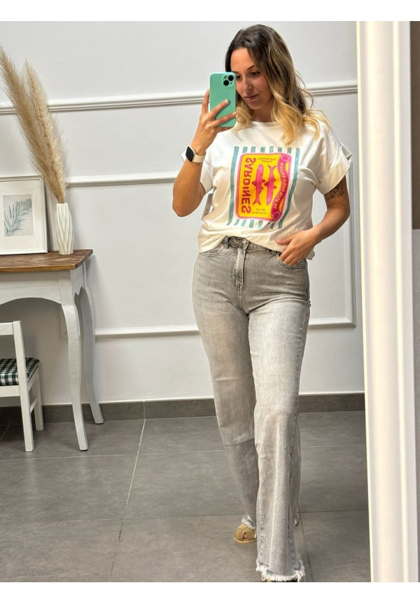 PANTALON LEVIS BAJO DESCOSIDO 82