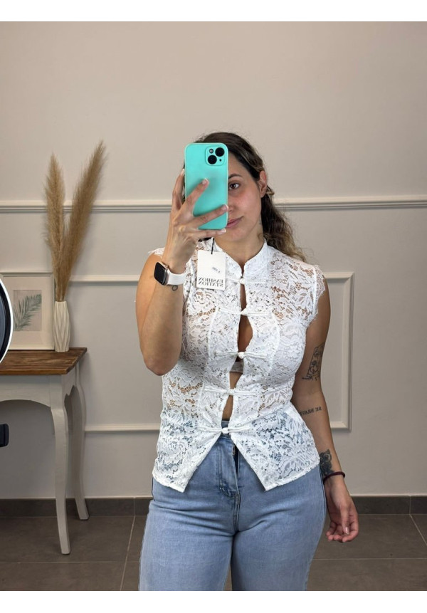CAMISA ENCAJE 38725
