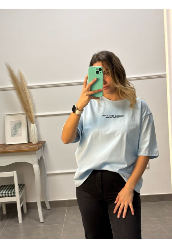 CAMISETAS BASICAS OVERSIZE BORDADAS 67066