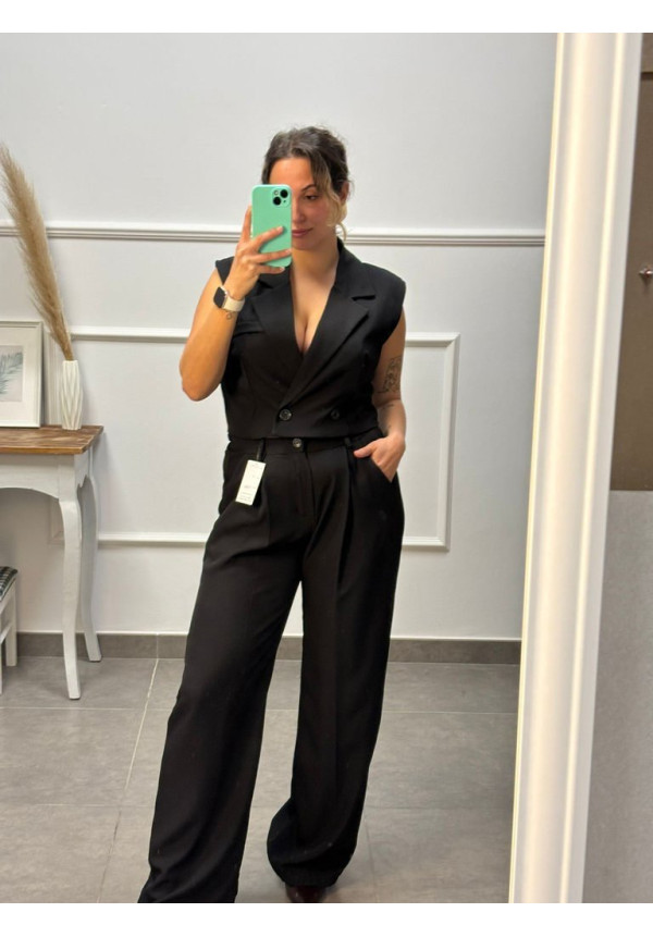 CONJUNTO CHALECO CON PANTALON PINZA