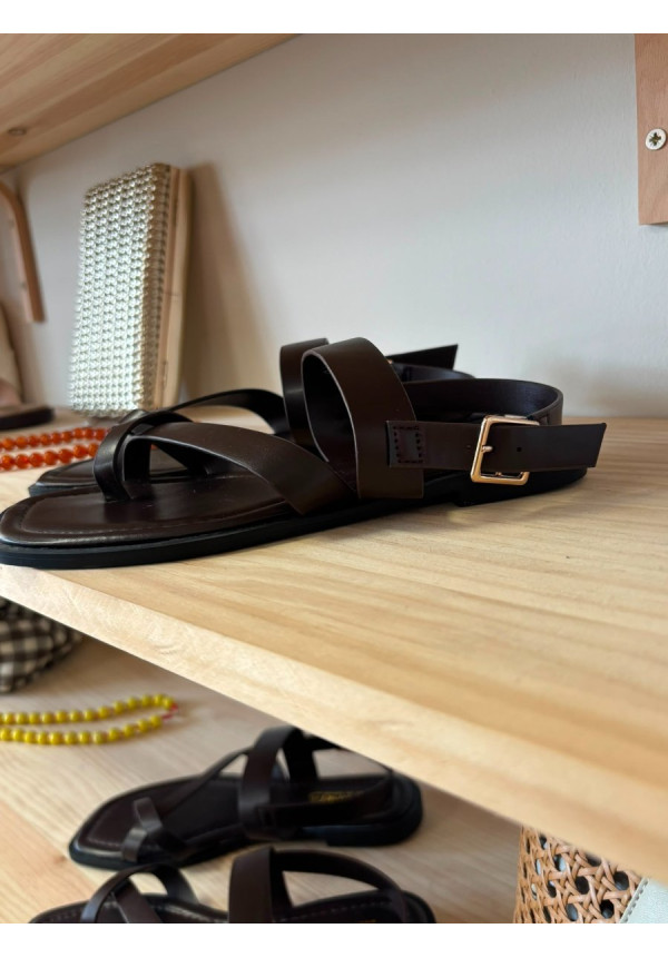 SANDALIAS ROMANAS CUERO 4H66