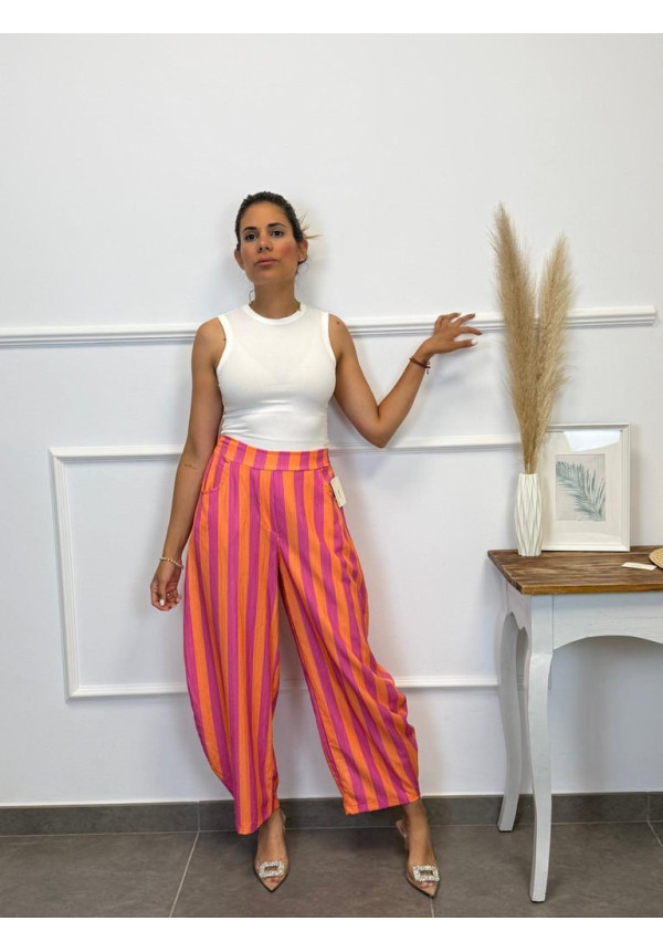 PANTALON BAMBULA GLOBO RAYAS 26278