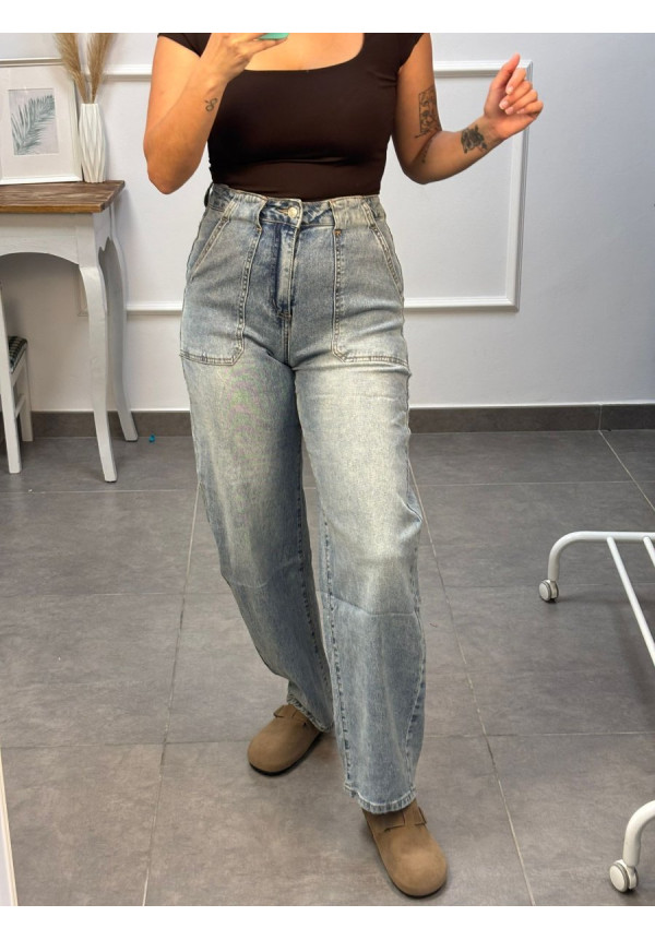 VAQUERO GLOBO BOLSILLOS A LA CINTURA 8845