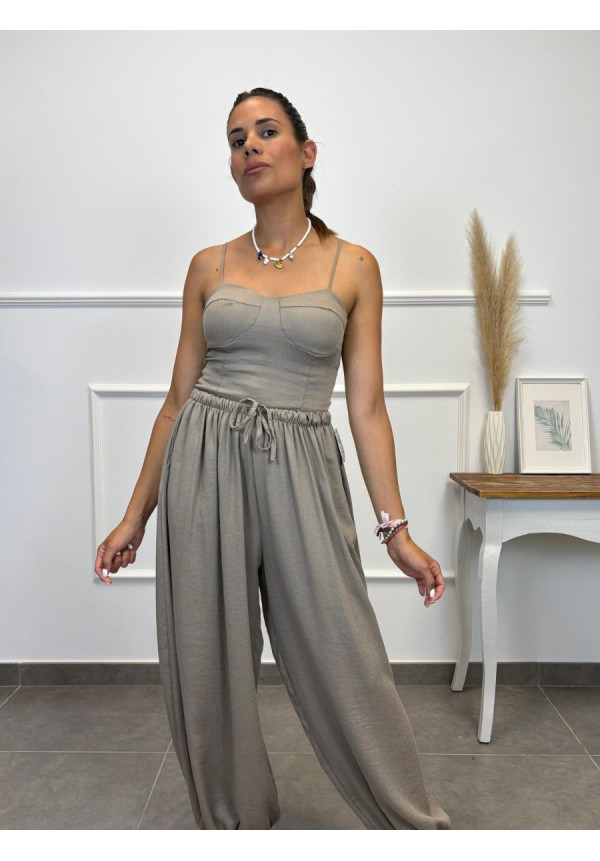 CONJUNTO BOMBACHO TOP TIPO CORSEL 14211