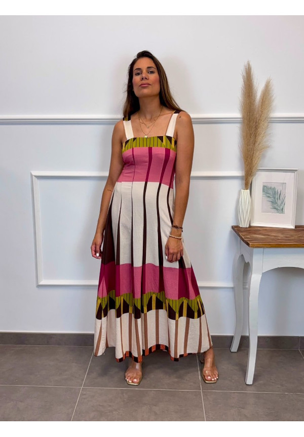 VESTIDO ESTAMPADO TABLITA 50561