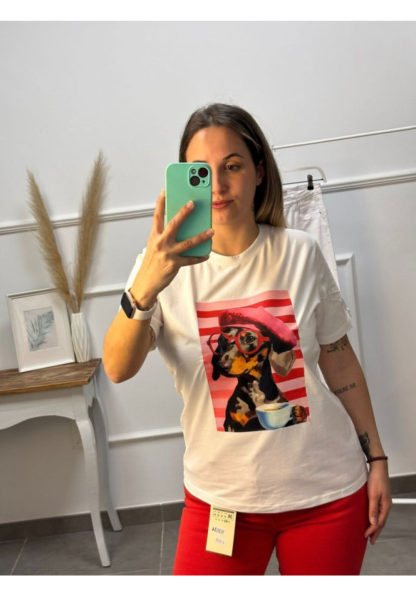 CAMISETA ESTAMPADO PERRO 20261