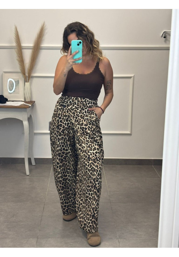 PANTALON CRUZADO LEOPARDO 13895