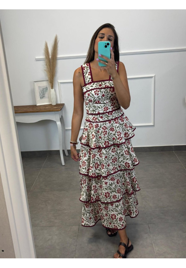 CONJUNTO FLORAL FLADA VOLANTES 147052