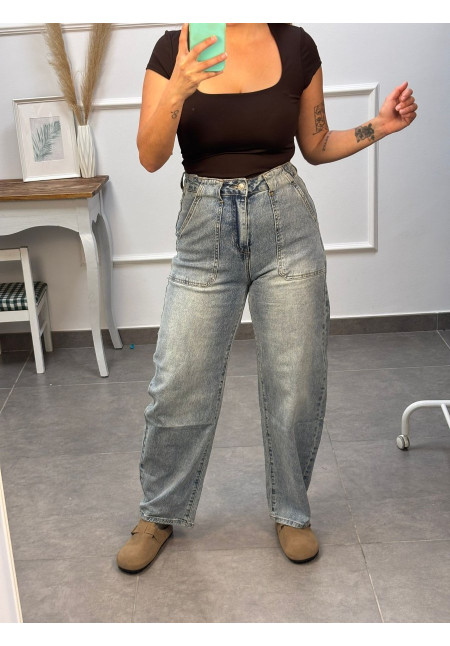 VAQUERO GLOBO BOLSILLOS A LA CINTURA 8845