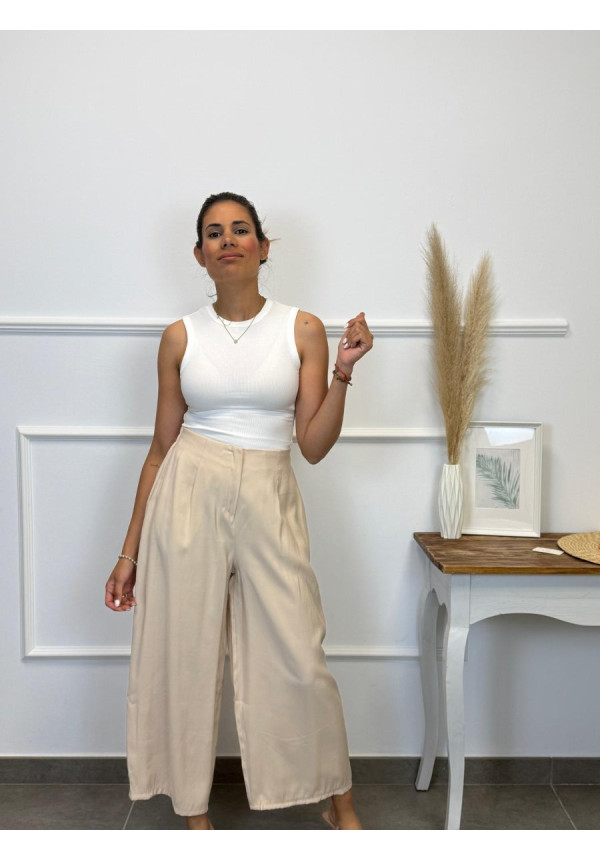 PANTALON PINZA CON CREMALLERA MIDI 12002