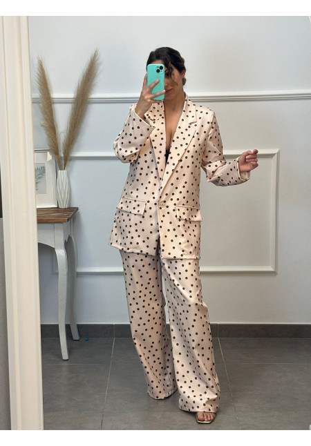 CONJUNTO LUNARES ROSA PALO MARRON CHOCOLATE 13702