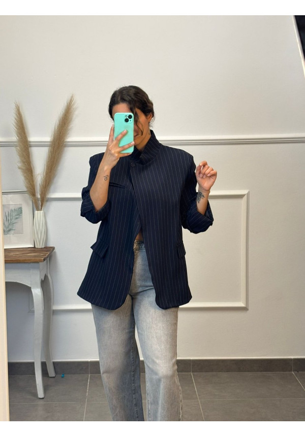 BLAZER CRUZADA RAYAS 602501