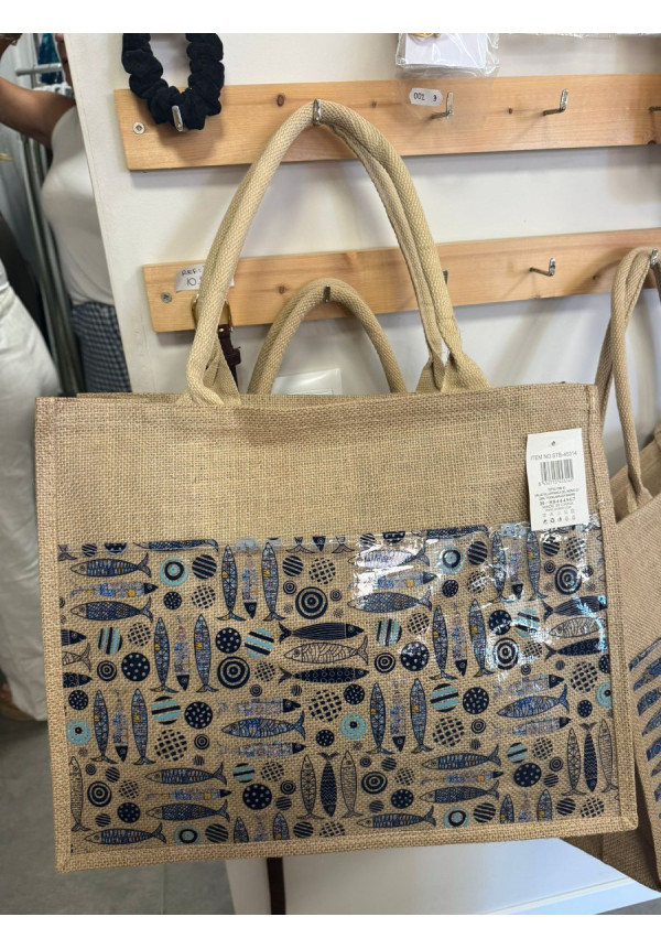 BOLSO RAFIA CON DIBUJO