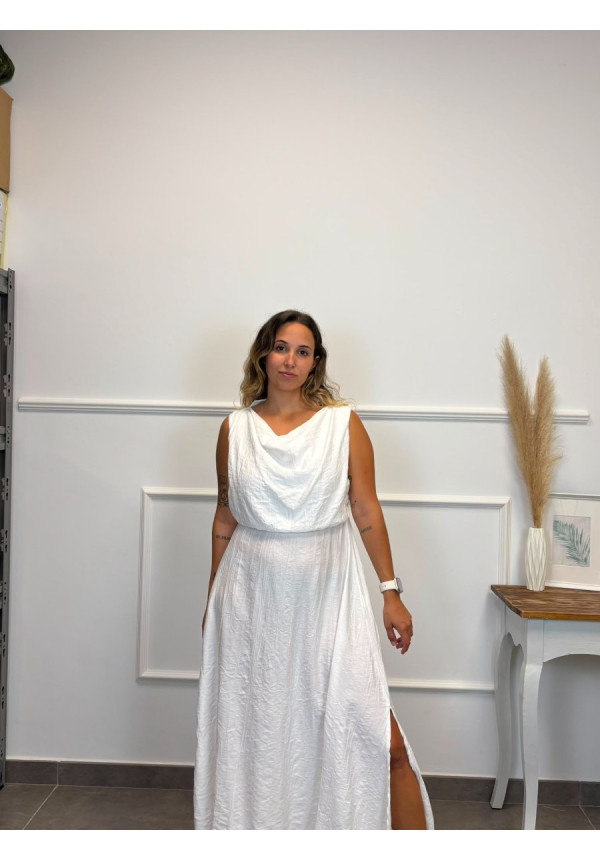 VESTIDO ESCOTE BOMBACHO 37615