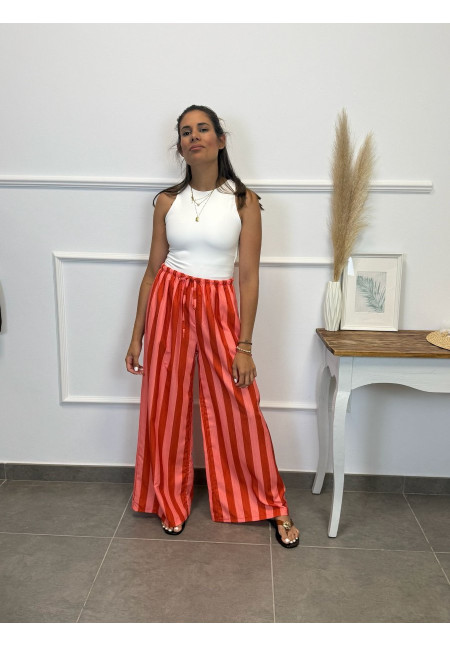 PANTALON RAYAS FLUIDO 14138