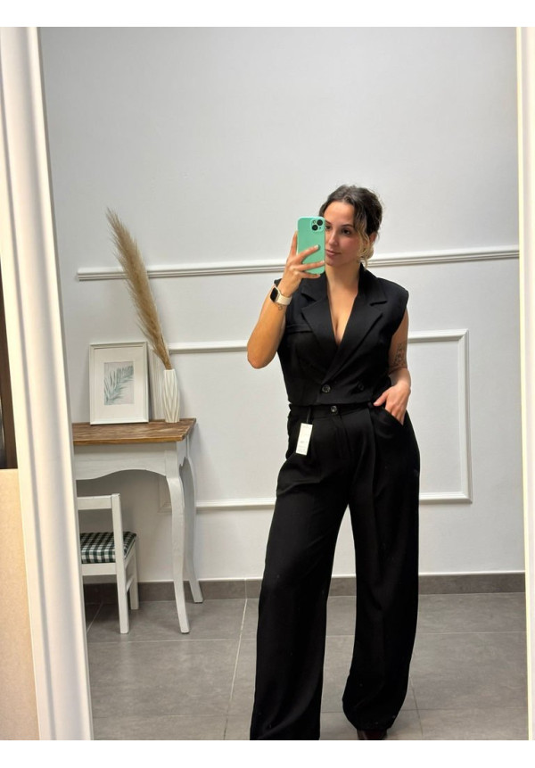 CONJUNTO CHALECO CON PANTALON PINZA